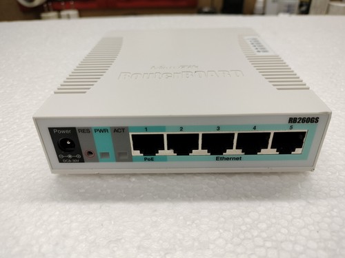 Mikrotik routerboard rb260gs - mikrotik,